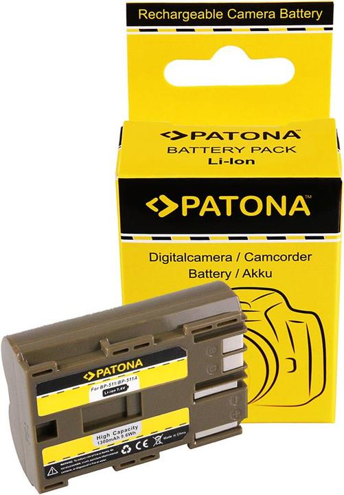 Immagine prodotto Patona Canon BP-511 (Batteria della fotocamera)