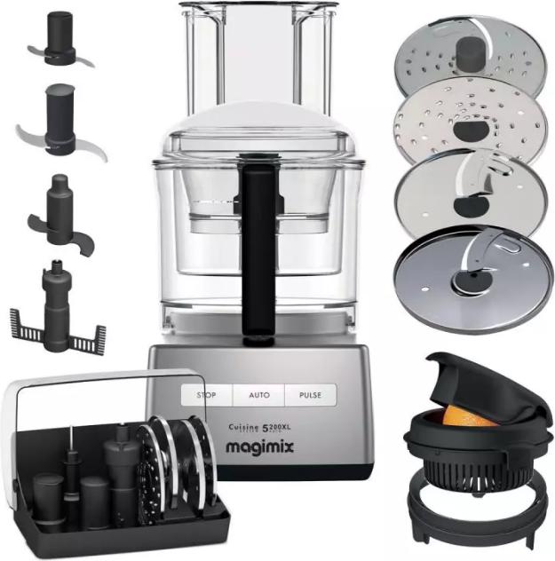 Produktbild Magimix 18591EA Küchenmaschine, Kunststoff,Chrome (650 W)