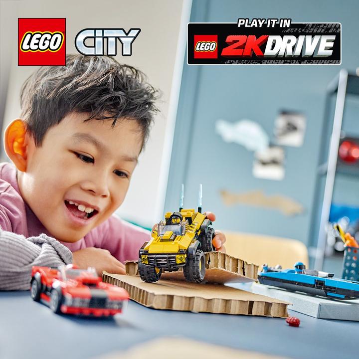Produktbild LEGO City Rennfahrzeuge Kombiset (60395, LEGO City)