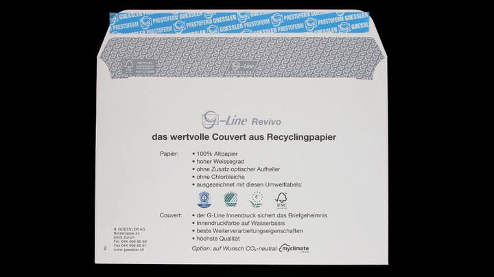 Produktbild Goessler Couvert mit Fenster G-Line Revivo C4, Links, 250 Stück (C4, 250 x)