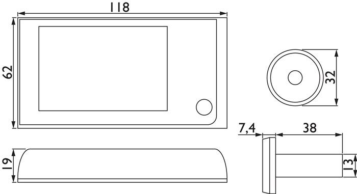 Immagine prodotto Hermat Digitaler Türspion (Digitale)