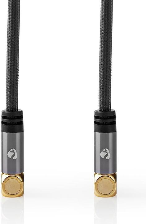 Produktbild Nedis Koaxial Kabel - IEC Stecker - IEC Buchse - Vergoldet - 75 Ohm - 4-fach geschirmt - 5 m - run (75 dB, Antennenkabel)