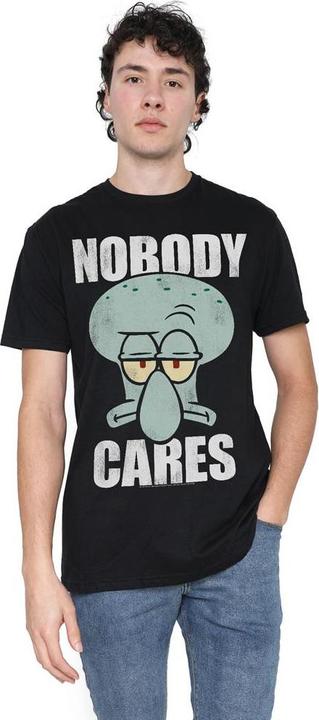 Immagine prodotto Spongebob Squarepants Nobody Care Meme Maglietta Uomo (XXL)