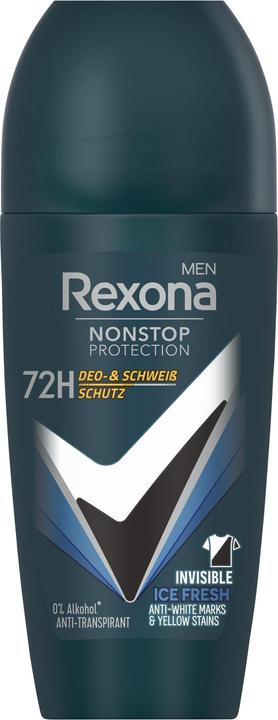 Immagine prodotto Rexona Deodorante roll-on Nonstop Protection Invisible 50 ml (Roll-on, 50 ml)