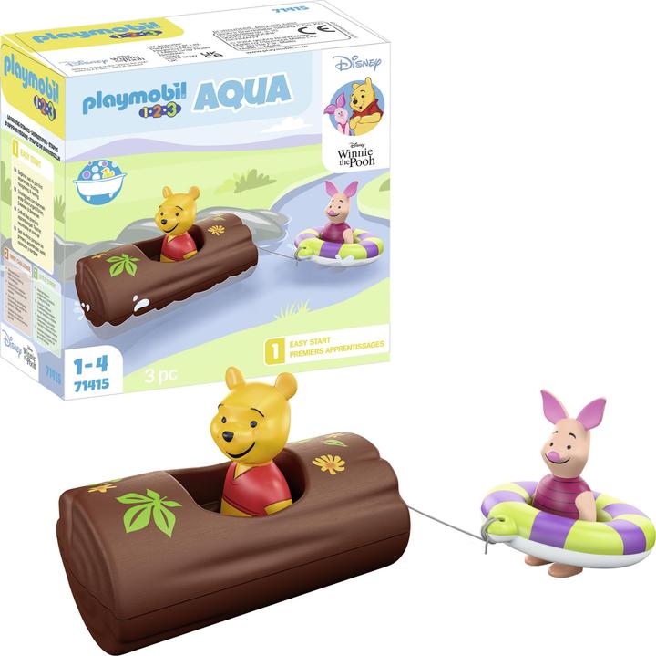 Produktbild Playmobil 1.2.3 & Disney: Winnies & Ferkels Wasserabenteuer (71415, Playmobil 1.2.3)