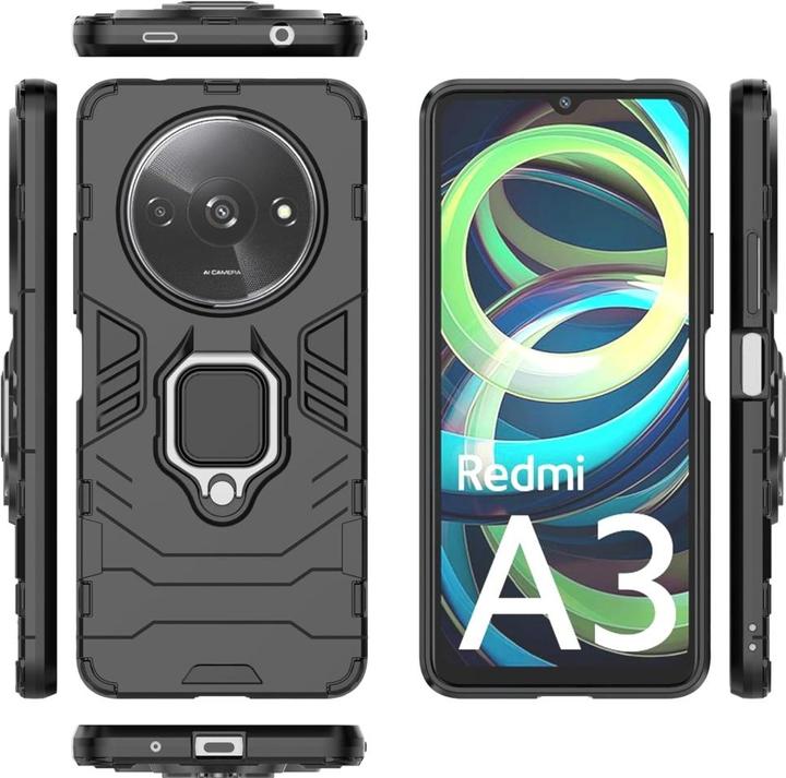 Actual product image Screenguard RingCase Anti-Shock Xiaomi Redmi A3 Cover (Xiaomi Redmi A3)