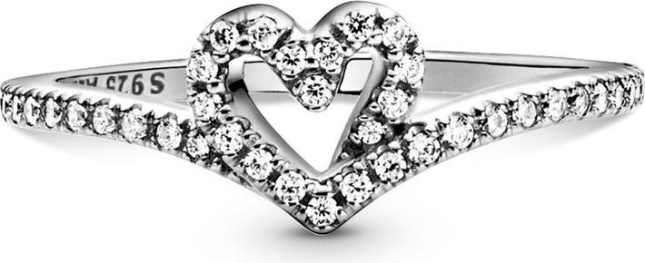 Produktbild Pandora Heart and Wishbone Ring (48, 925 Silber)