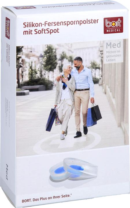 Bort Medical Silikon Fersenspornpolst S-38 SoftSpot (Fussdeodorant & -puder, 318.50 ml)