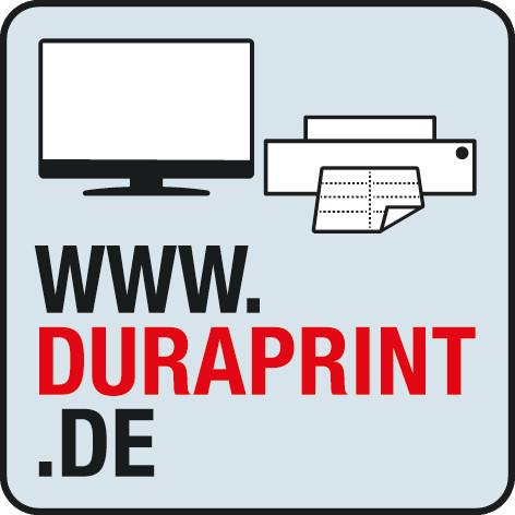 Image du produit Durable Pochettes signalétiques magnétiques avec aimants néodyme (A4, De part et d'autre)