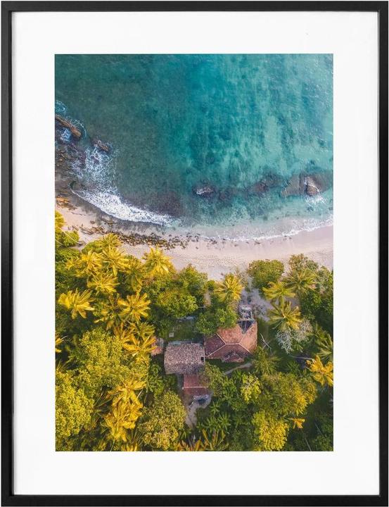 Immagine prodotto Trenddeko La vista dall'alto: La casa sul mare (30 x 40 cm)