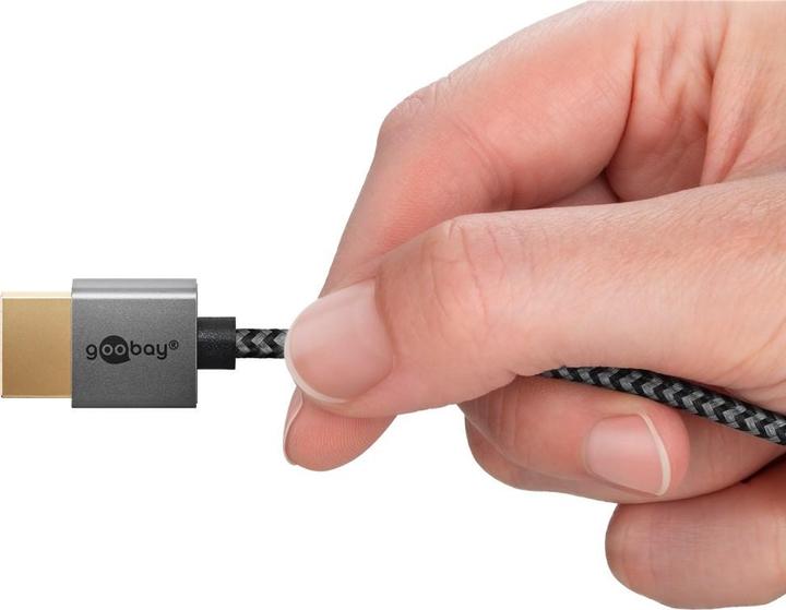 Produktbild Goobay Slim Ultra High-Speed HDMI-Kabel (0.50 m, HDMI)