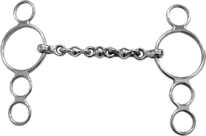 Actual product image Shires Waterford3Ring snaffle double broken