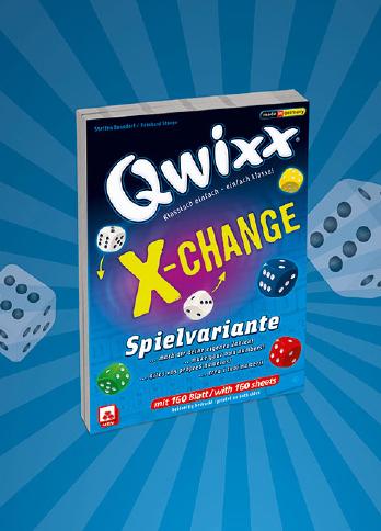 Image du produit NSV Qwixx X-Change - Blocs Supplémentaires (Allemand)