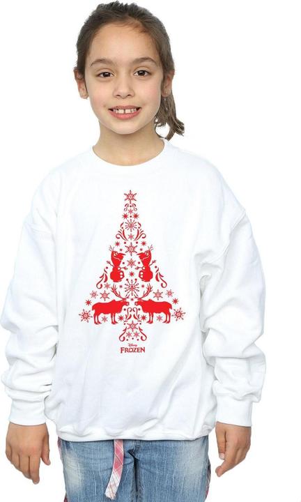 Produktbild Disney Frozen Christmas Tree Sweatshirt Mädchen (152, 158)
