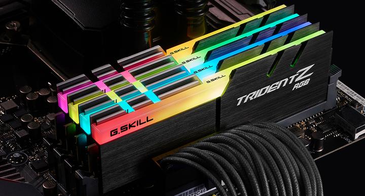 Produktbild G.Skill Trident Z RGB (4 x 16GB, 3200 MHz, DDR4-RAM, DIMM)