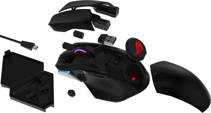 Actual product image ASUS ROG Chakram (Cable, Wireless)