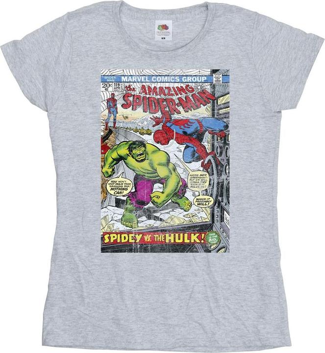 SpiderMan VS Hulk Cover TShirt (M)