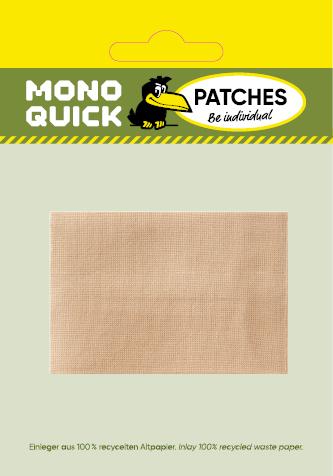 Produktbild Mono Quick Bügelflicken "kochfest & extra leicht" 10x20 cm (1 x)