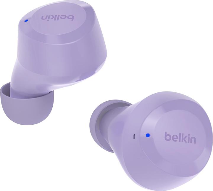 Belkin wireless soundform bolt tws hellviolett (keine Geräuschunterdrückung, 38 h, Kabellos)
