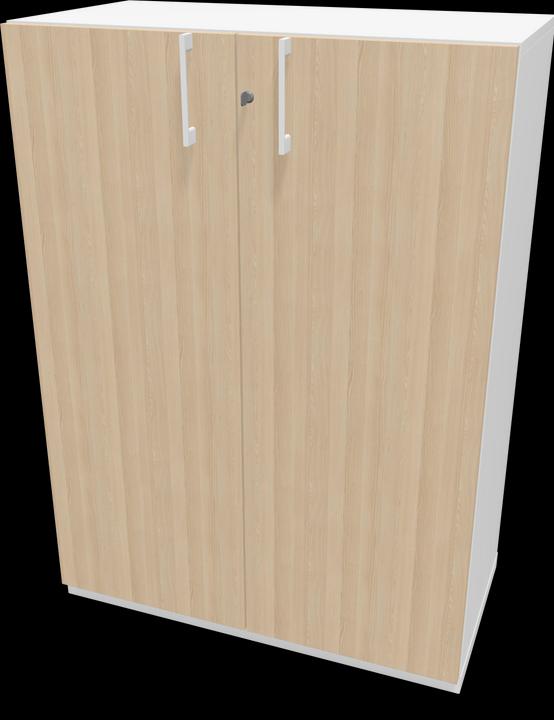 Eschendekor sandbeige mit Struktur, Weiss