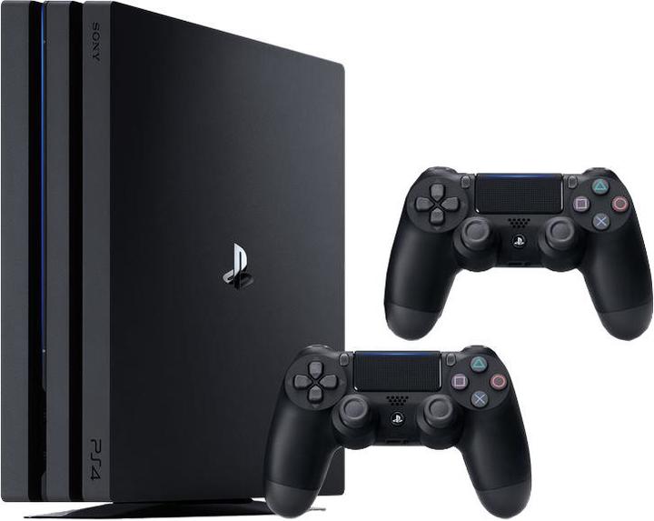 Actual product image Sony PS4 Pro + 2x Controller