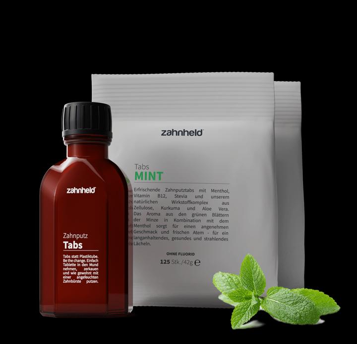 Zahnheld Zahnputztabs Mint im Bundle Ohne Fluorid