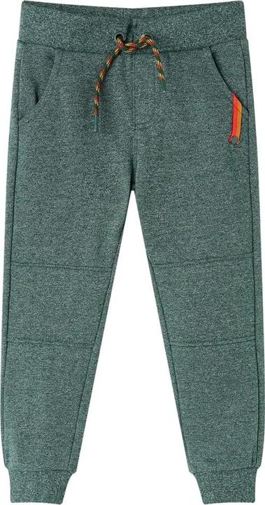VidaXL Kinder-Trainingshose Dunkelgrün 92,Material: 50 (92)