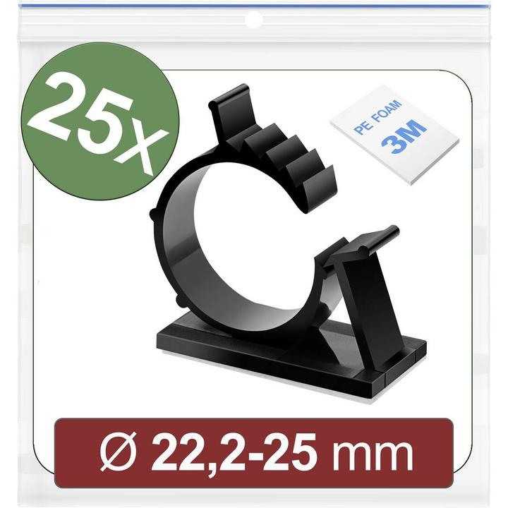Actual product image Quadrios 24CA454 Befestigungssockel selbstklebend 24CA454 Bündel-Ø-Bereich 22.2
