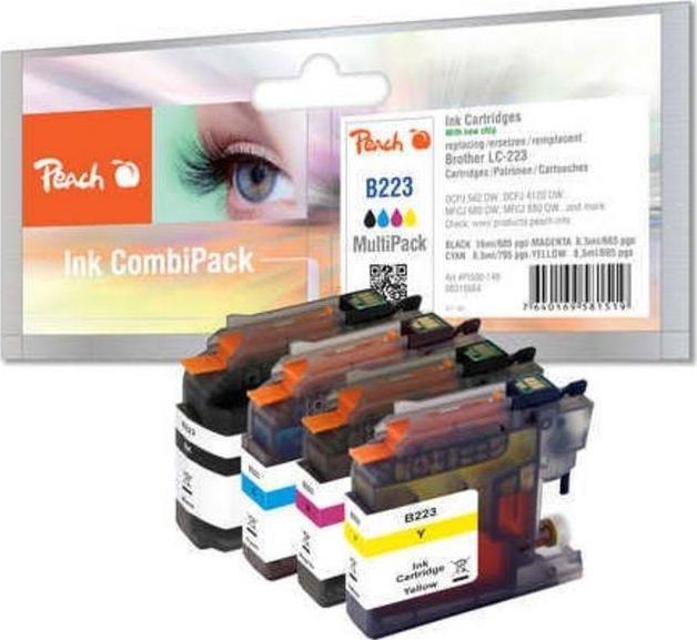 Image du produit Peach LC-223 Multipack (M, C, Y, CF)