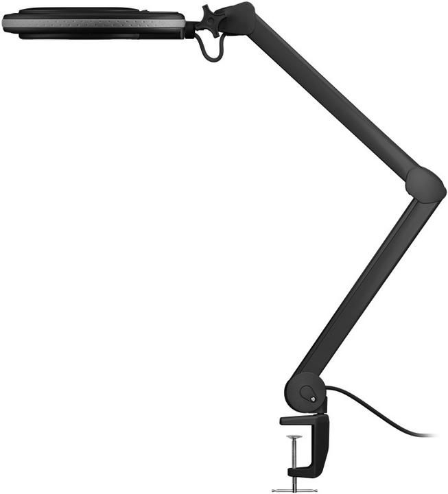 Image du produit Goobay Lampe loupe à pince à LED, 8 W, noire (650 lm)