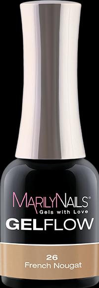 Marily Nails GELFLOW – 26 French Nougat (UV-Gel Lack)