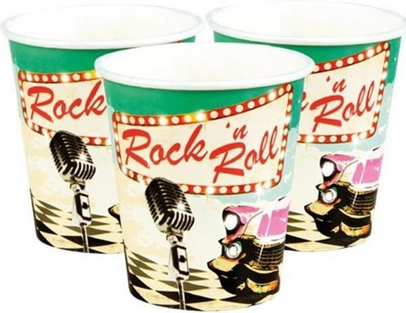 Produktbild Boland Party Becher Rock N Roll Papier 6erPack (6 x)