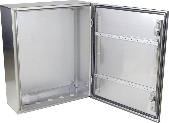 Actual product image Tru Components TC-SS605020 Schaltschrank 500 x 600 x 200 Edelstahl Lichtgrau 1 S