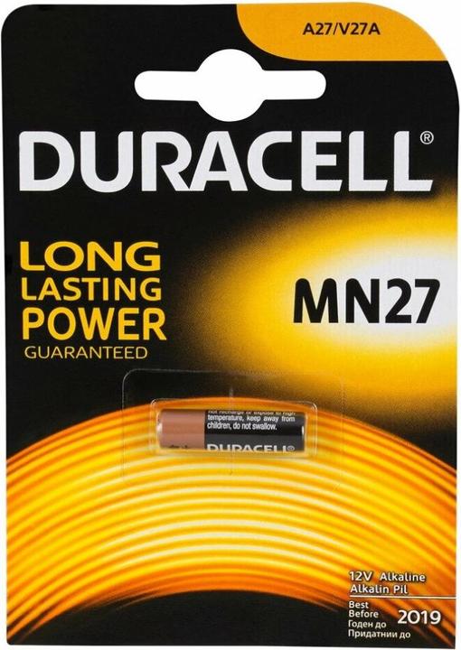Image du produit Duracell Electronique (1 pcs, A27, 18 mAh)