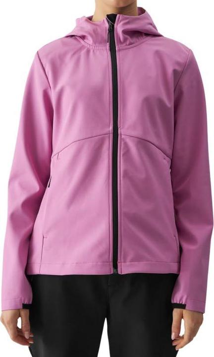 Actual product image 4F Kurtka damska softshell F285 różowa 4FWAW24TSOFF285 54S M
