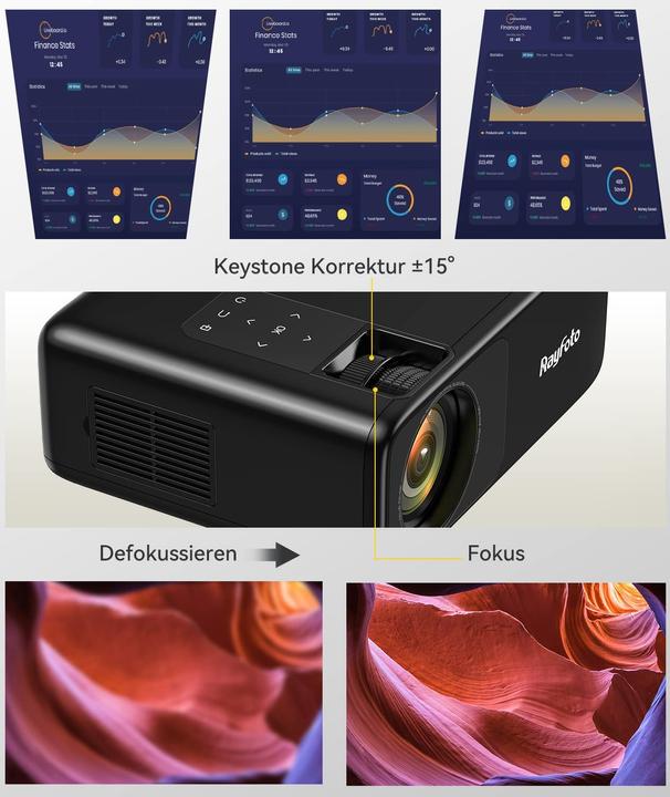 Actual product image Rayfoto Projector (Full HD, 9500 lm)
