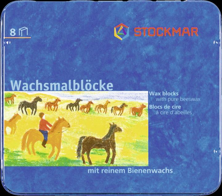 Produktbild Stockmar Wachsmalblock (Sortiert, Mehrfarbig, 8 x)