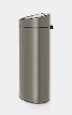 Immagine prodotto Brabantia Pattumiera Touch Bin Nuovo, riciclo, 23+10 L Platinum (33 l)