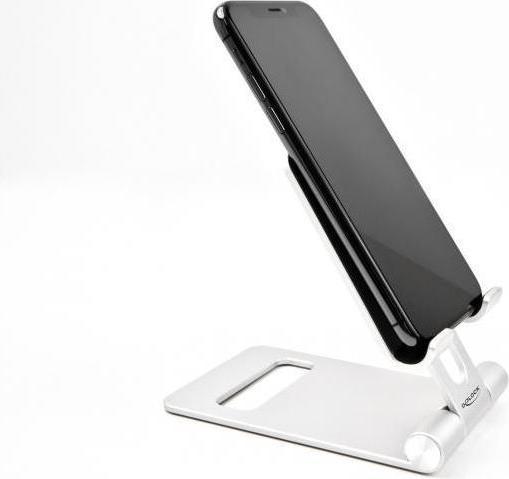 Image du produit Delock Support pour smartphone ajustable Aluminium (152 g)