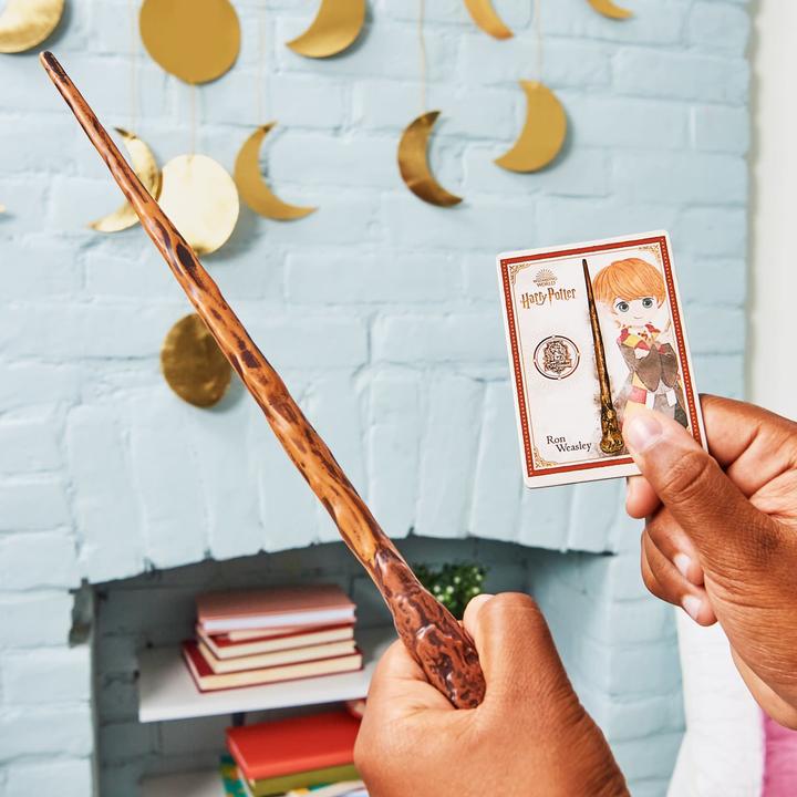 Actual product image Spin Master Wizarding World Harry Potter - Authentic Ron Weasley Plastic Magic Wand with