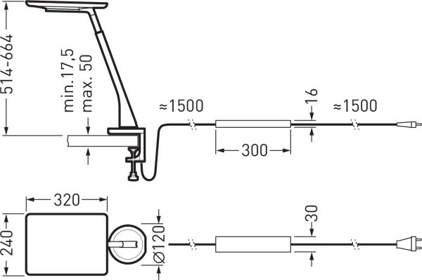 Image du produit Trilux Lampe de bureau à LED (5580 lm)