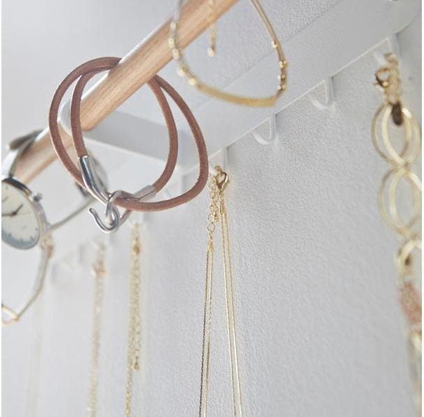 Actual product image Yamazaki TOSCA wall jewellery holder