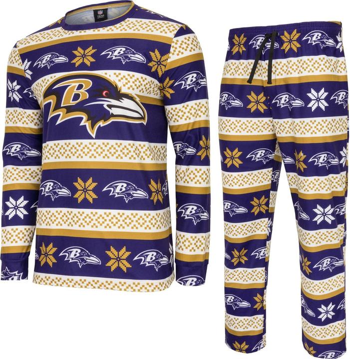 Foco NFL Winter XMAS Pyjama Schlafanzug Baltimore Ravens - XL (XL)