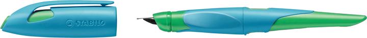 Produktbild STABILO EASYbirdy ergonomischer Schulfüller für Rechtshänder Standard-Feder (Grün, Blau, 1 x)