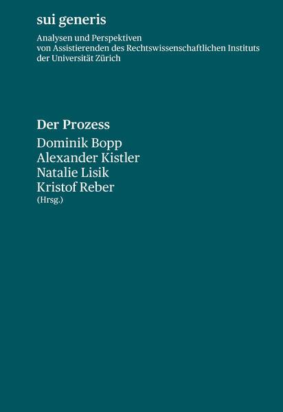 Produktbild Der Prozess (Deutsch, Denise Weingart, Helin Dalla Palma, Christa Tobler, Anna Elisa Stauffer, Dominik Bopp, 2024)