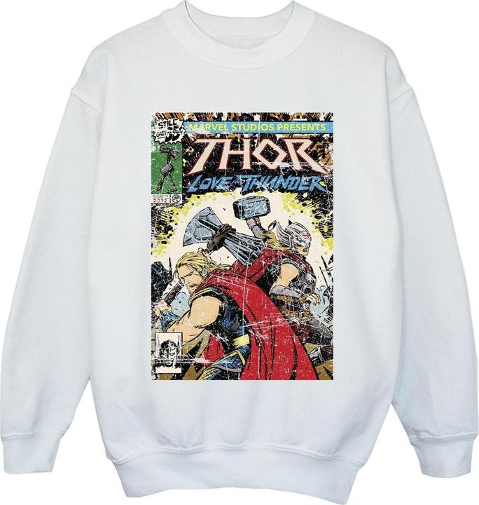 Thor Love And Thunder Vintage Poster Sweatshirt Mädchen
