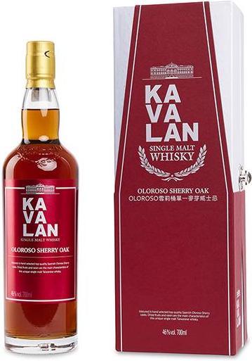 Actual product image Kavalan Sherry Oak Matured (Single Malt, 1 x 70 cl)