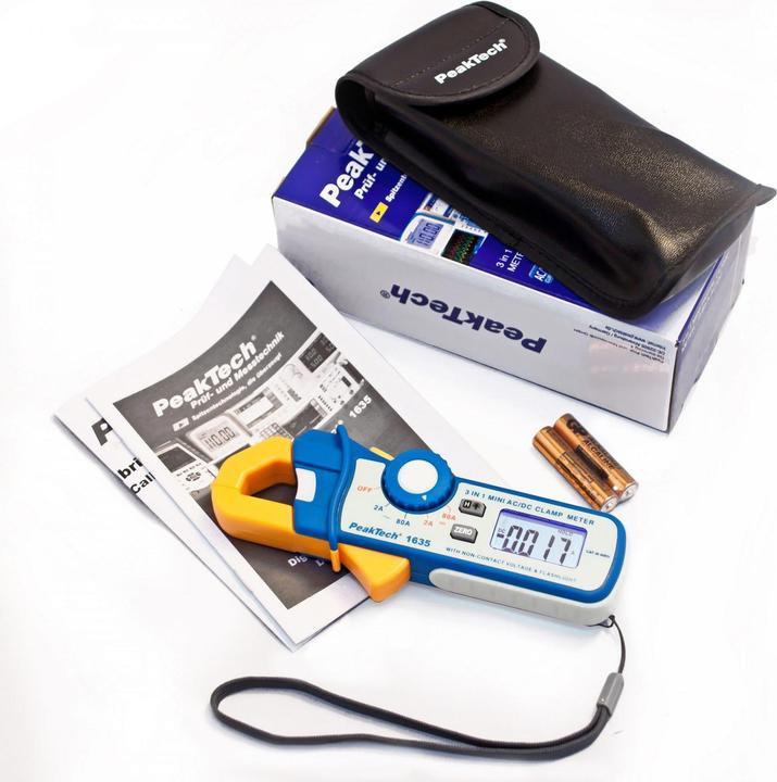 Actual product image Peaktech P 1635 Current clamp meter (CAT III 600V)