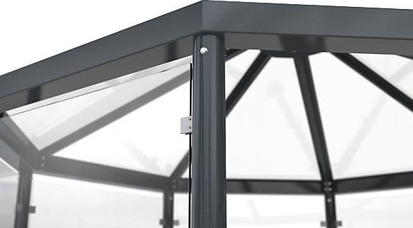 Produktbild Wsm Achteck-Raucherpavillon Modell Paris
