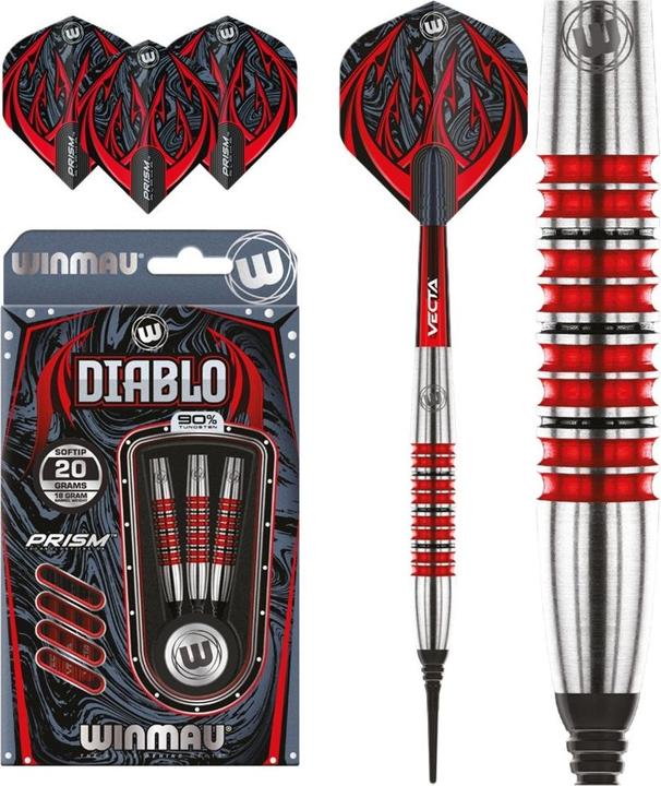 Actual product image Winmau Diablo Torpedo Softtip (20 g)